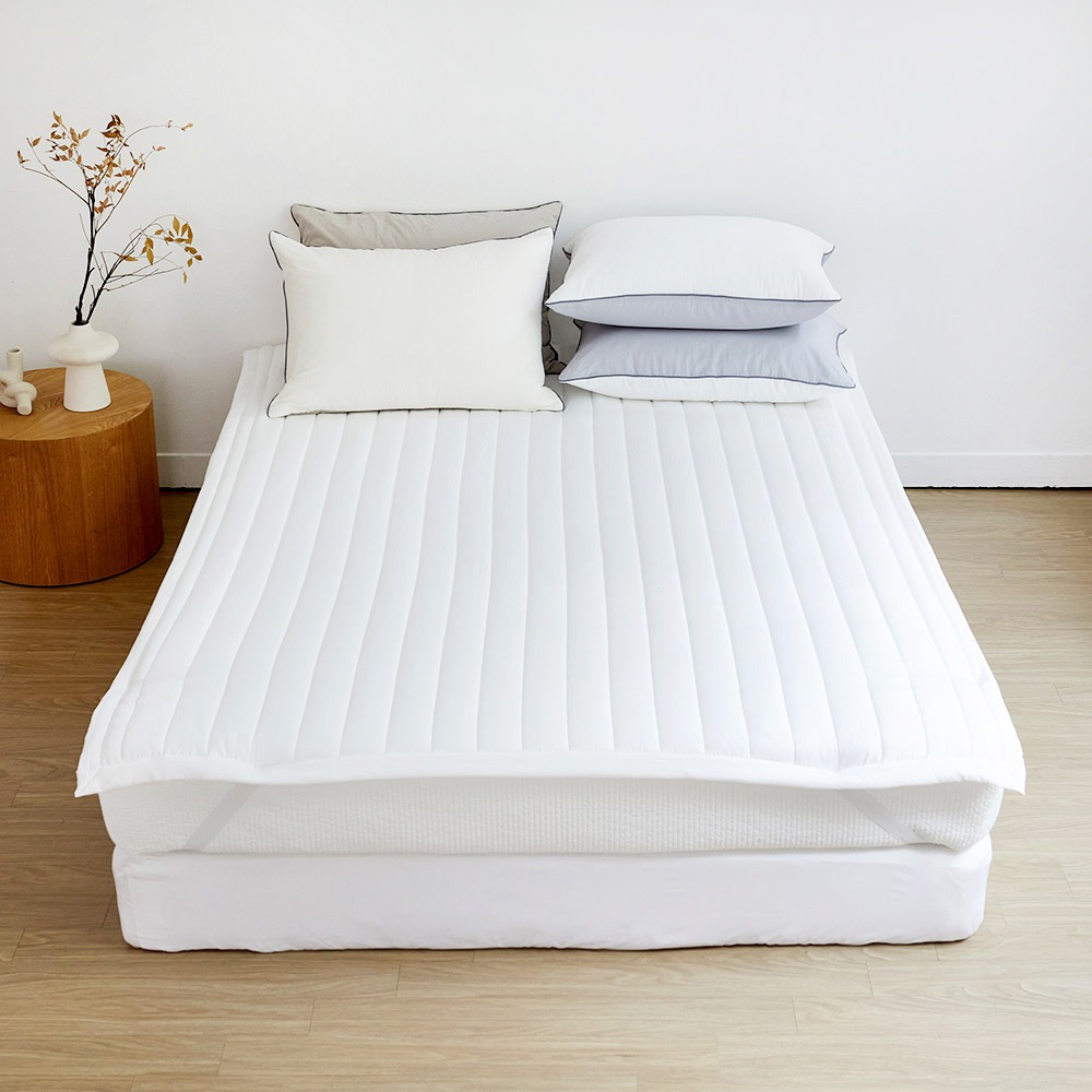Creamy Lenzing Modal Washed Quilted Pad Super Single / Queen / King (2 Color)