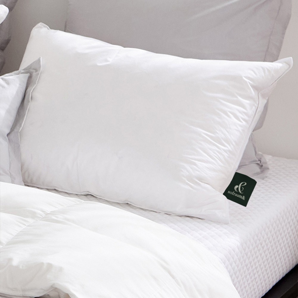 Sareureu dual Support Goose Down Pillow Insert 50x70