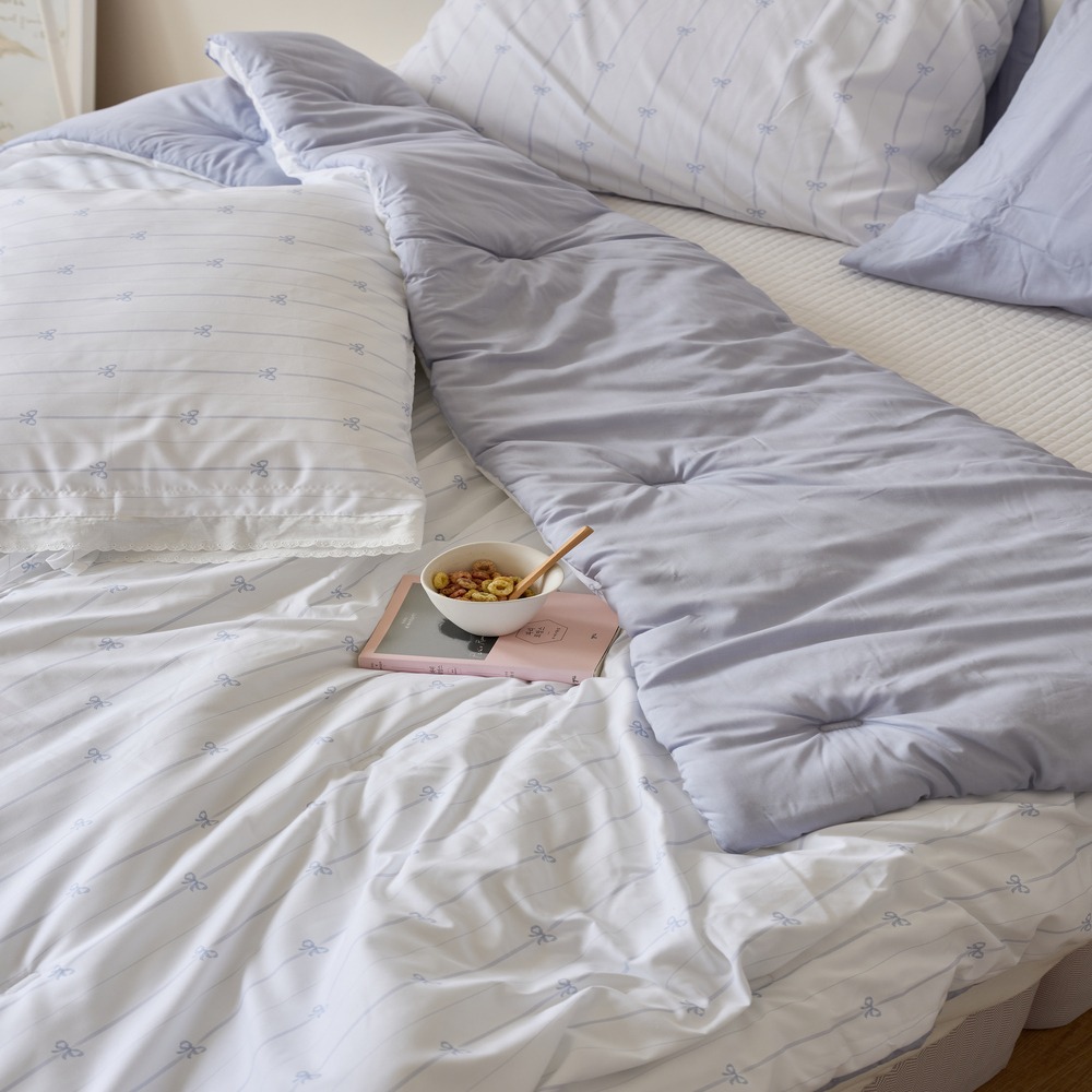 All-day Ribbon All-season Comforter Single / Queen (2COLOR)