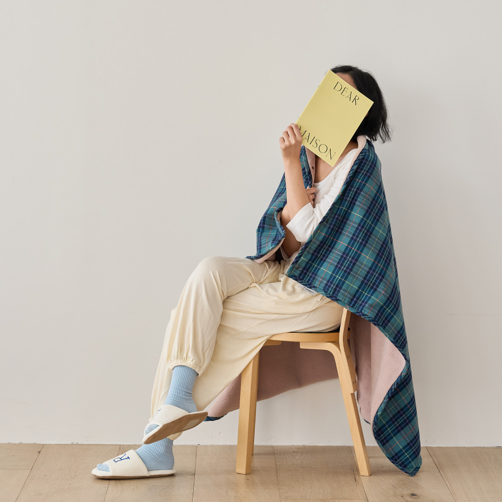 Holiday Flannel Microfibre Blanket Single (2COLOR)