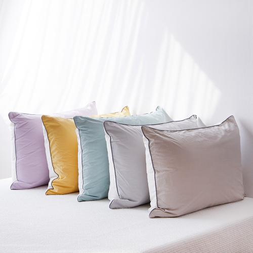 Scotch 60-count High-density Washed Cotton Pillow Cover 50x70 (5 Color)