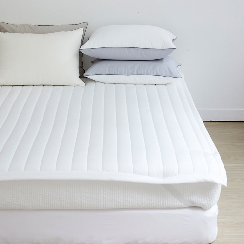 Creamy Lenzing Modal Washed Quilted Pad white Super Single / Queen / King