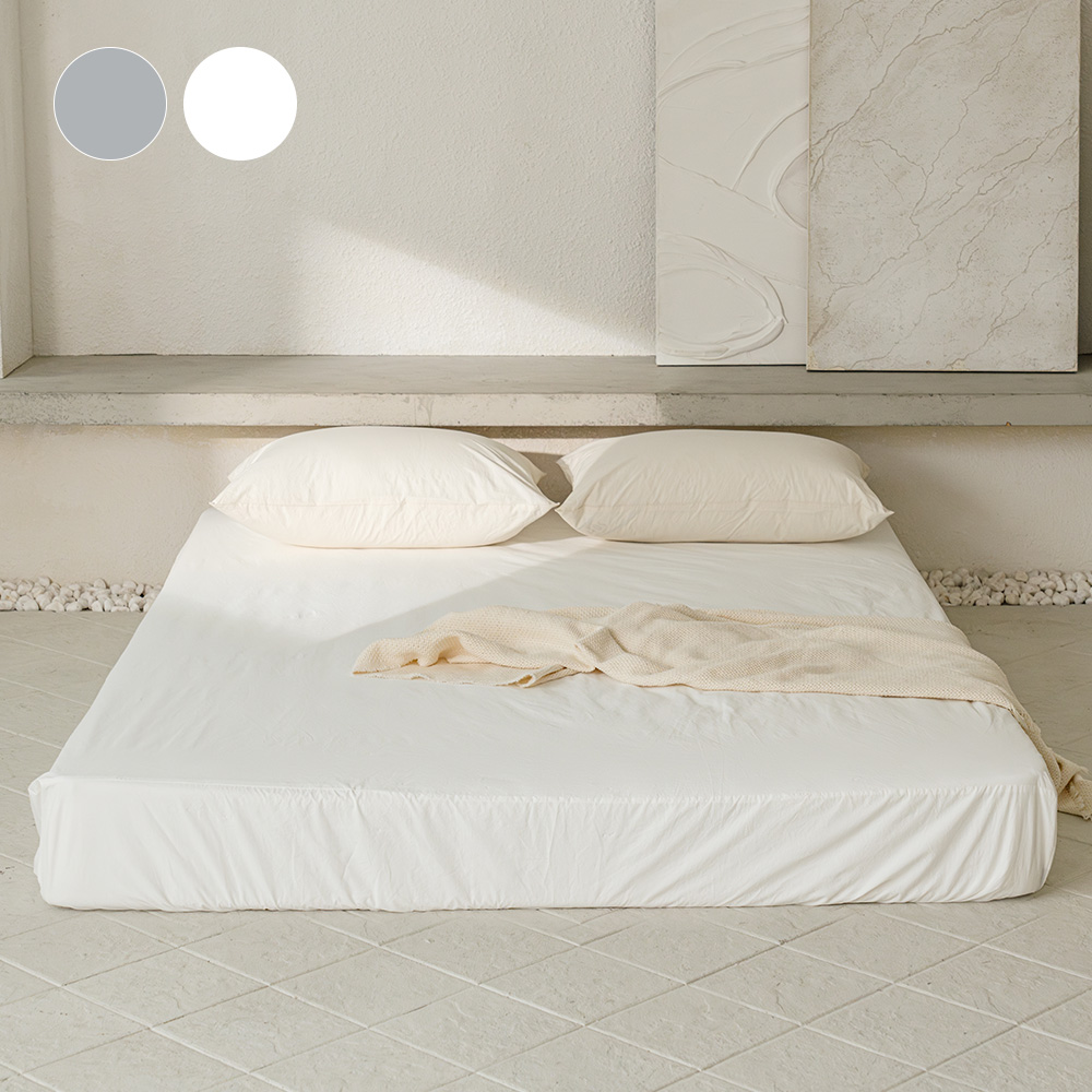 Scotch 60-count High-density Washed Cotton Mattress Cover Super Single / Queen / King