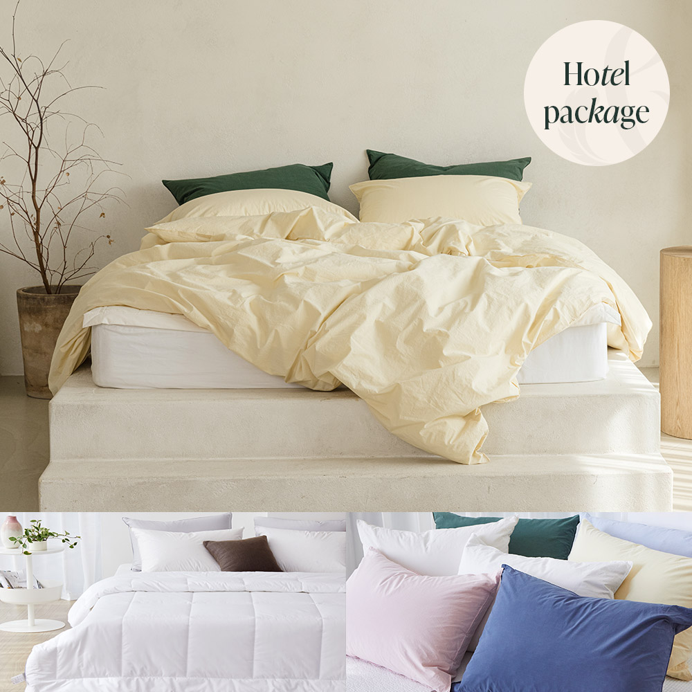 Cosy Washable Duvet + Daily Cotton Duvet Cover set Single / Queen / King