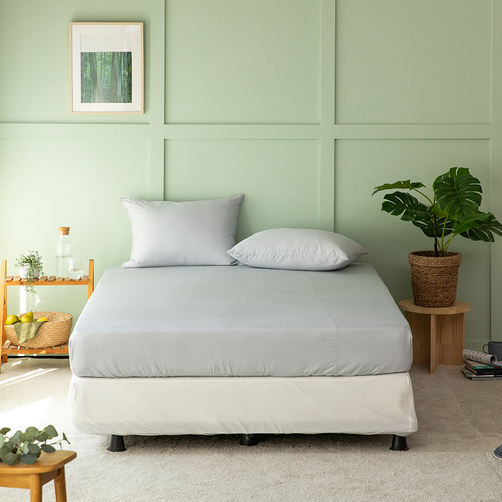 Sareureu Cotton-Modal Mattress Cover grey Super Single / Queen / King