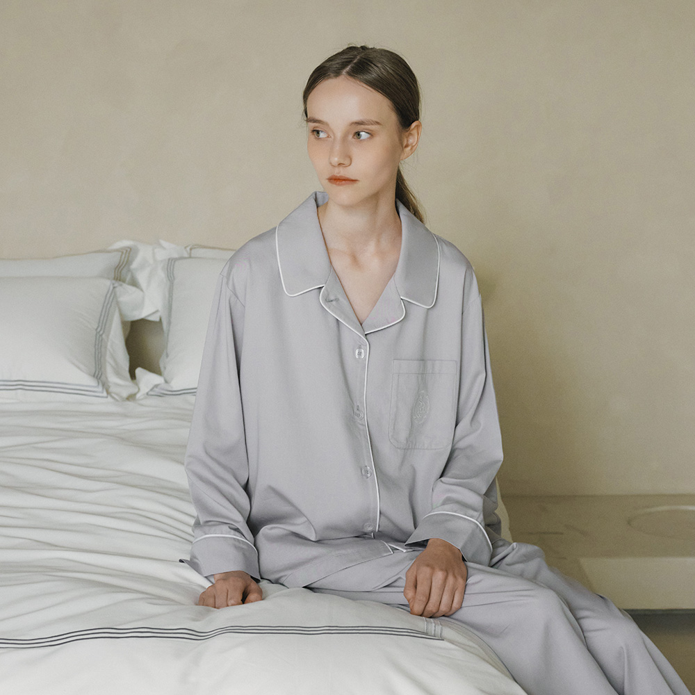 Sareureu Long-sleeve Pyjama set grey