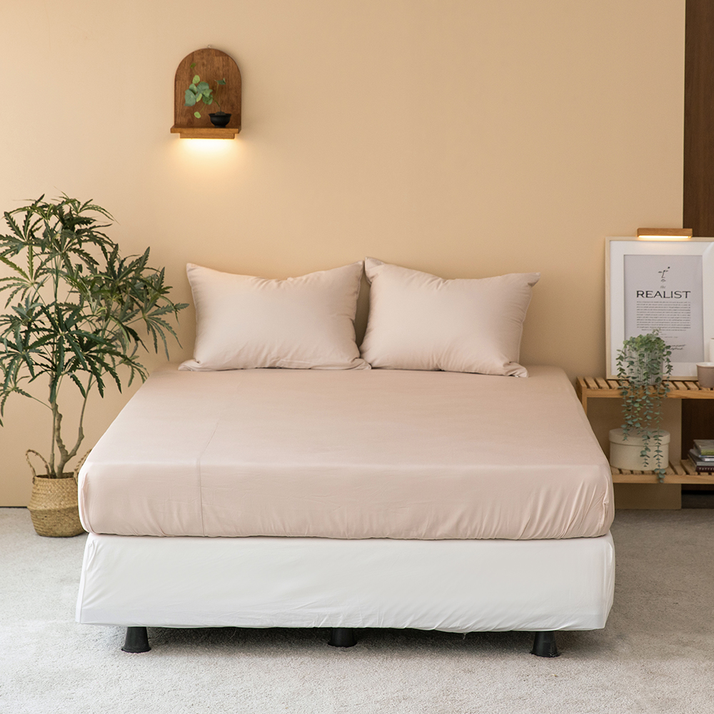 Sareureu Cotton-Modal Mattress Cover beige Super Single / Queen / King