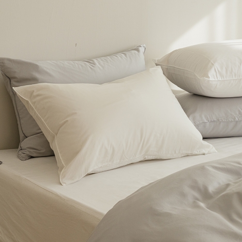 Sareureu Cotton-Modal Pillow Cover white 50x70