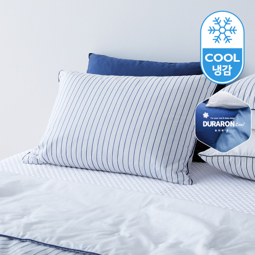 Ice Blom Duralon Cooling nubi quilting Pillow Cover blue 50x70