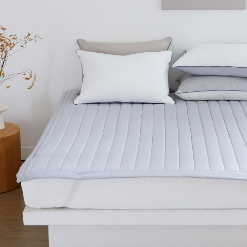 Creamy Lenzing Modal Washed Quilted Pad grey Super Single / Queen / King