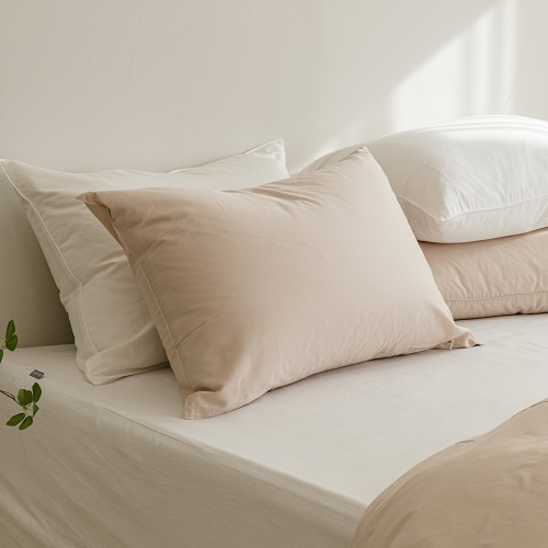 Sareureu Cotton-Modal Pillow Cover beige 50x70