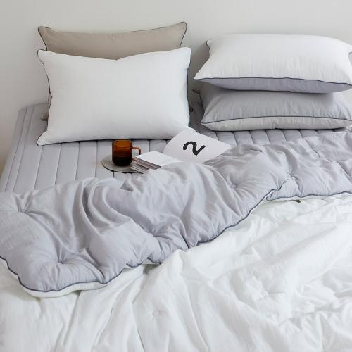 Creamy Lenzing Modal Washed All-season Comforter white Single / Queen