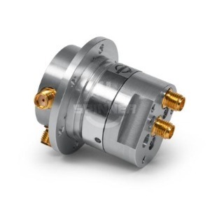 2 channel coaxial rotary joint Style L SMA female DC-4.5 GHz DC-4.5 GHz