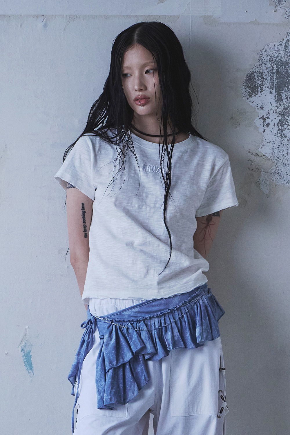シグネチャースラブTシャツ — クラウドホワイト