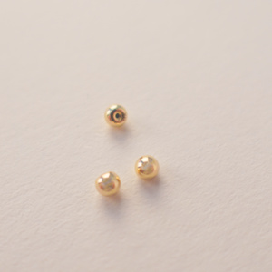 14k gold 3 mm 4 mm piercing lock ball piercing subsidiary material