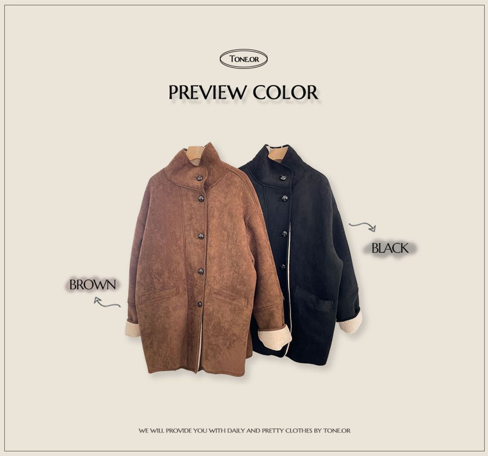로드니 하프 무스탕 코트(2color) 상세 이미지 3