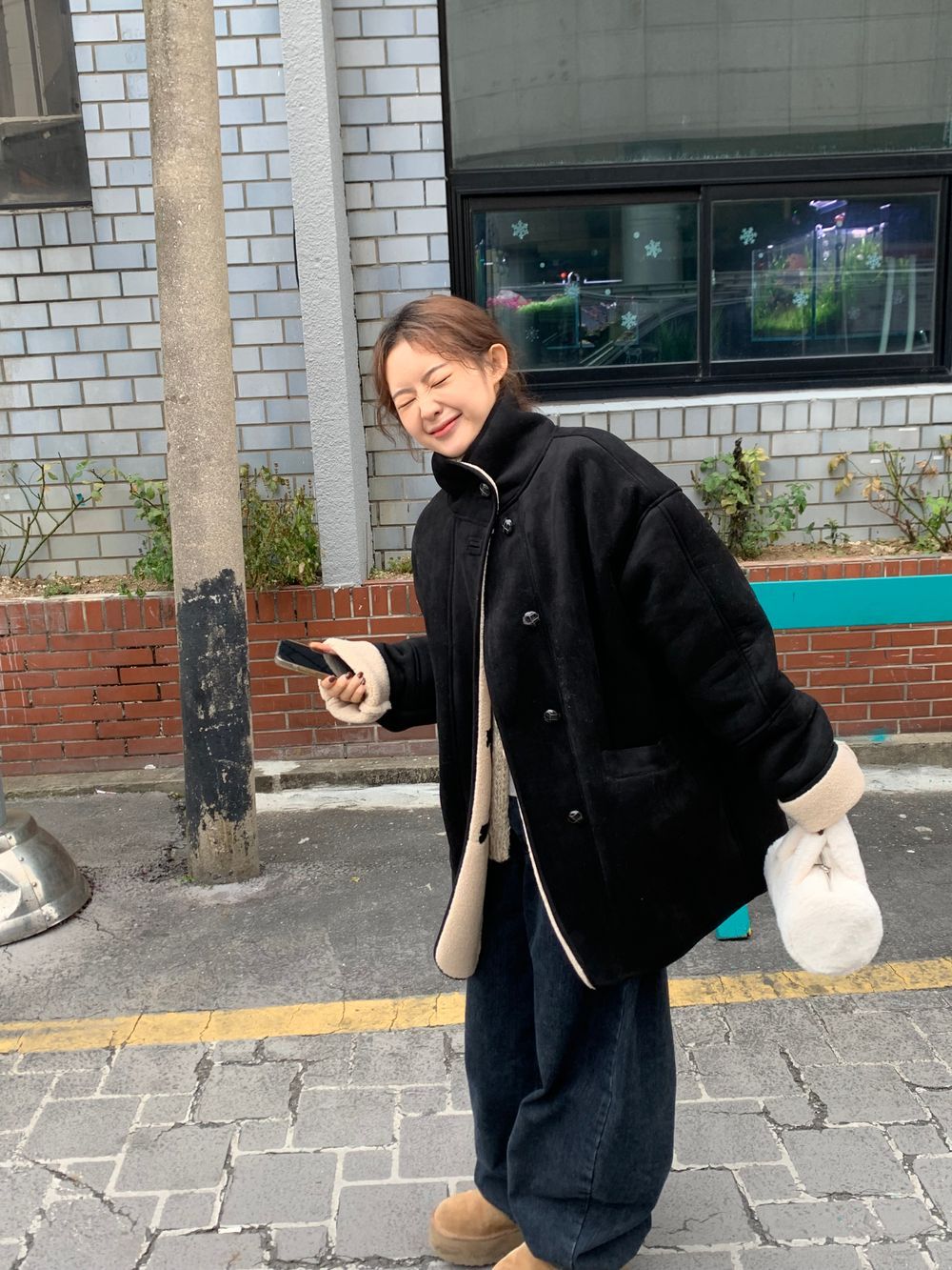 로드니 하프 무스탕 코트(2color) 상세 이미지 43
