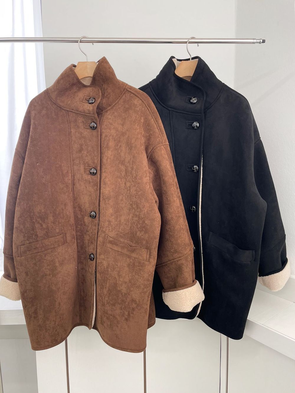 로드니 하프 무스탕 코트(2color) 상세 이미지 69