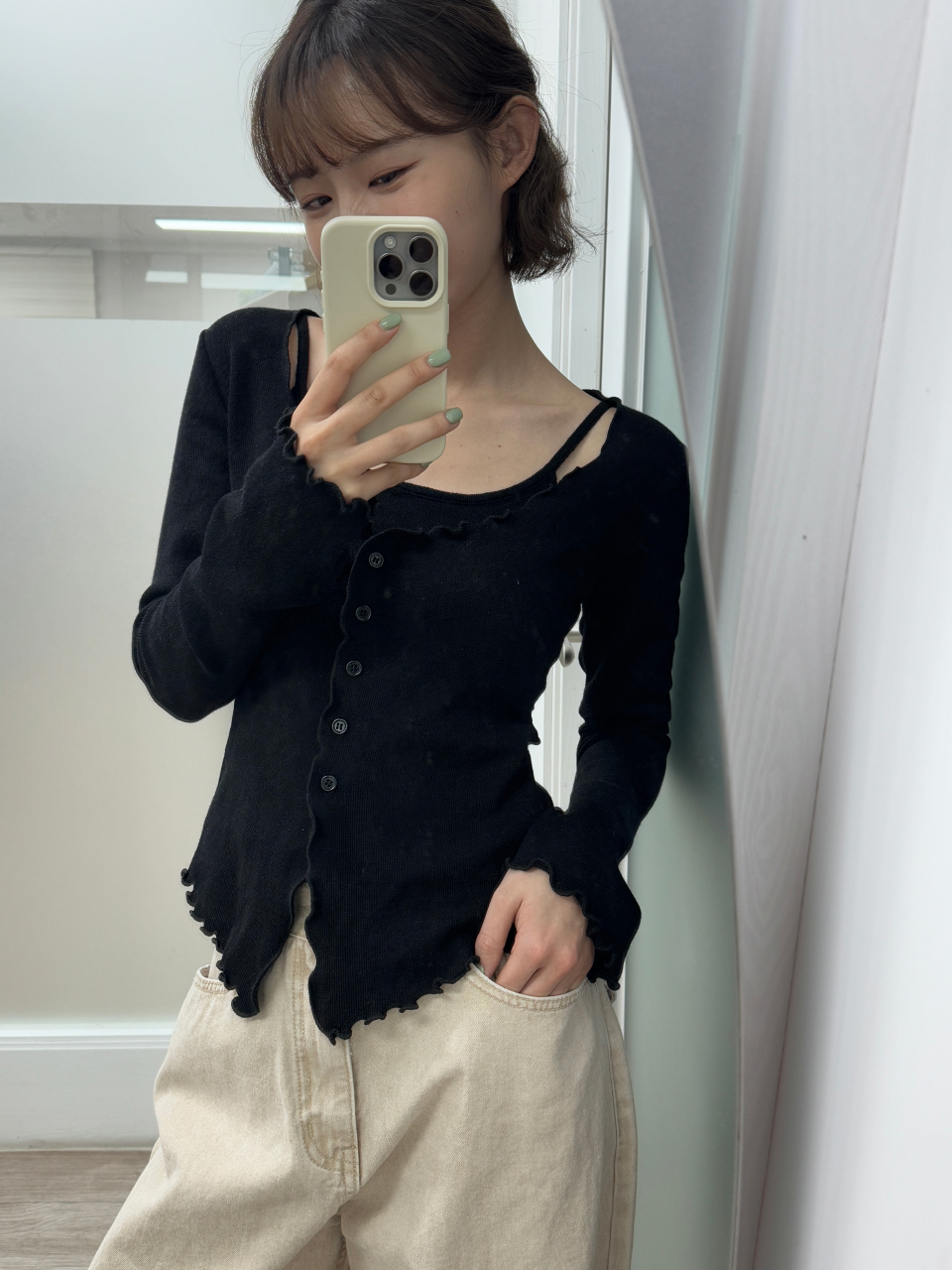 포튼 나시 레이어드 가디건(4color) 상세 이미지 85