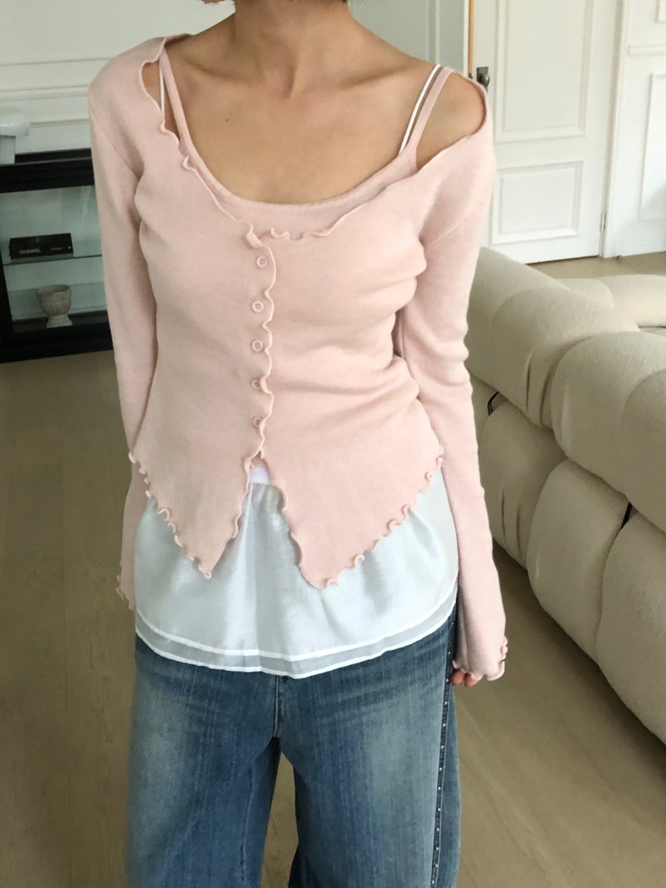 포튼 나시 레이어드 가디건(4color) 상세 이미지 53