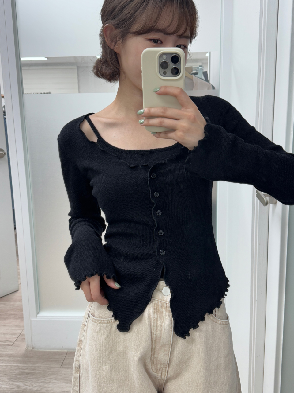 포튼 나시 레이어드 가디건(4color) 상세 이미지 88