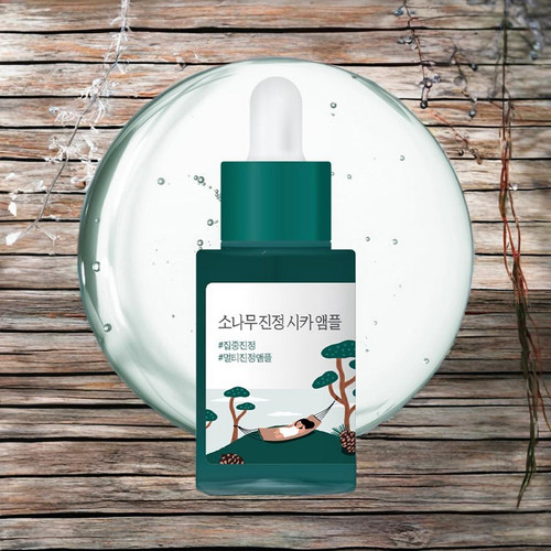 라운드랩 마스크 팩 리치 크림 소나무 진정 시카 앰플 1개 30ml