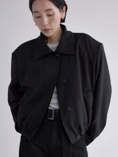 新品 NOKCHA minimal handsome jacket black NOKCHA | 洗練されたシルエットのミニマルハンサムジャケット
