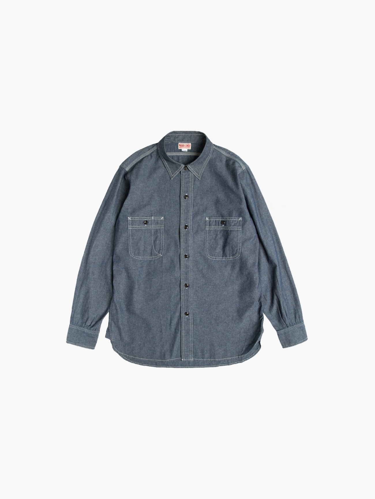 셔츠 · lot.206 클래식 샴브레이 (인디고블루)