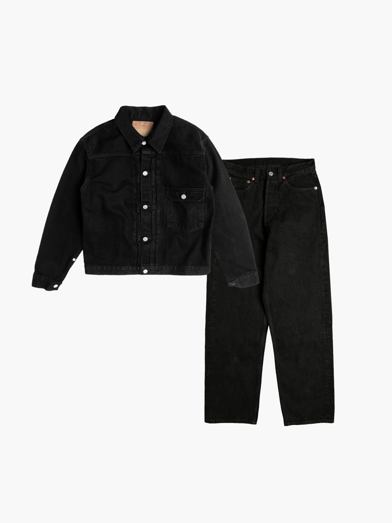 셋업 · 1950 블랙 데님 (lot.806 + lot.801)