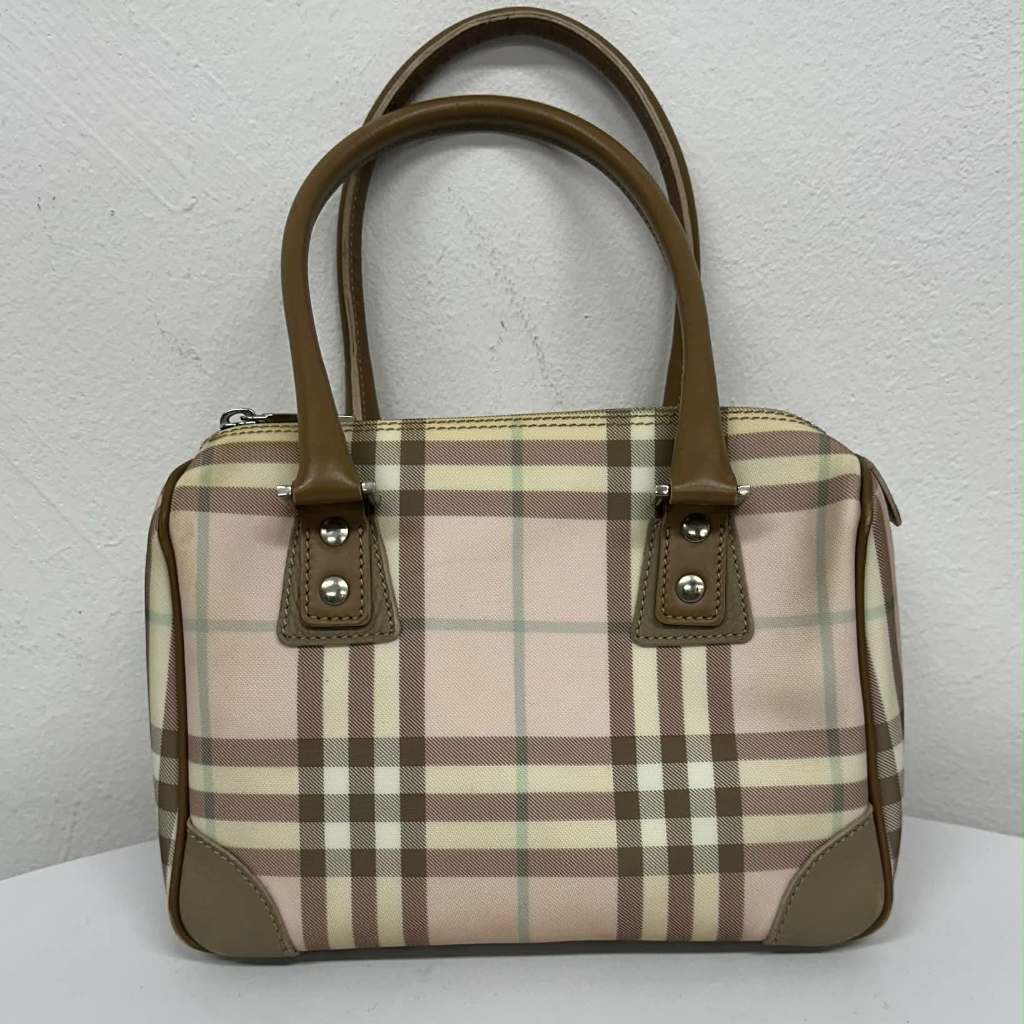 Burberry Nova Check Mini Boston Bag - 오리진하우스