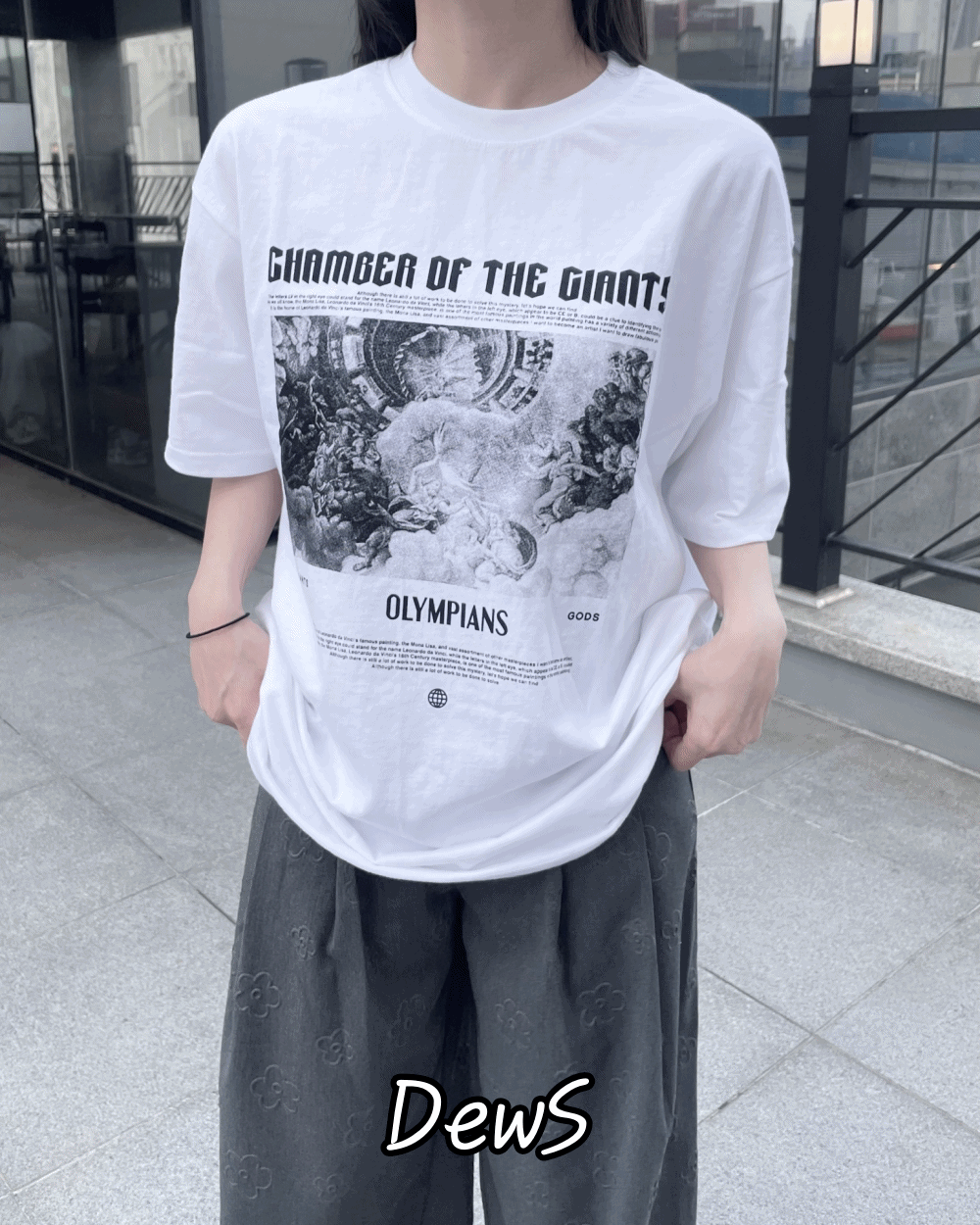 (24재진행) [unisex] 그리스 반팔 티셔츠 (2 color)