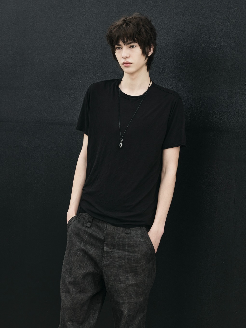 bamboo tee / black - blackmerle