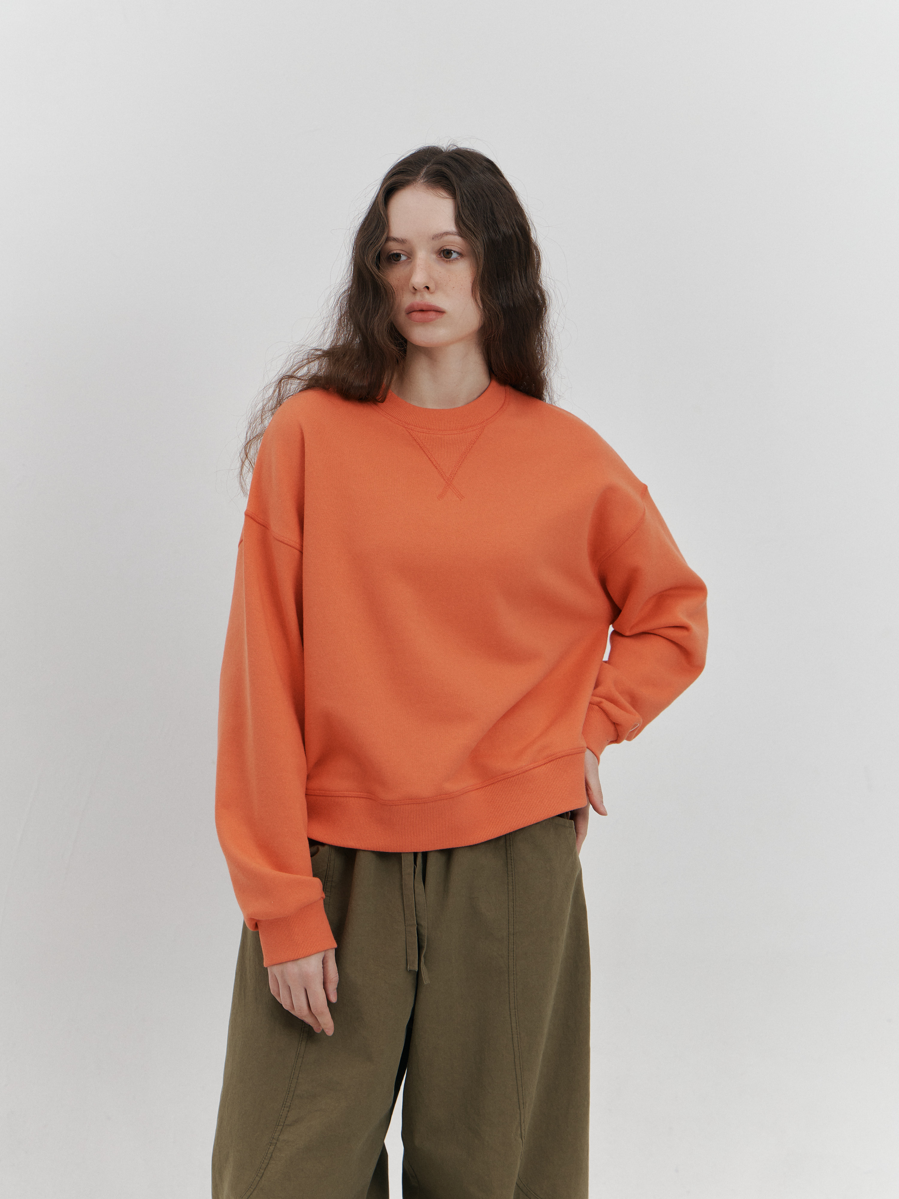 Avec Studio | STANDARD SWEATSHIRT (ORANGE)