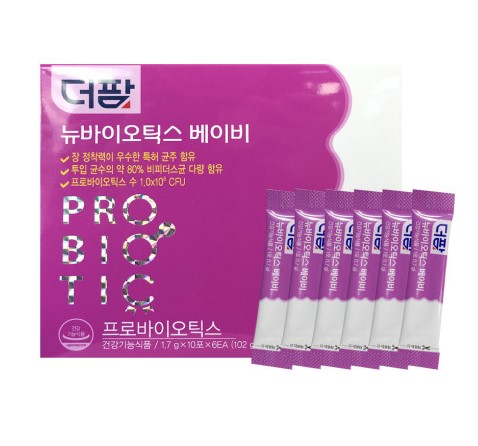 프로바이오틱스 베이비 아기 유산균 60포 더팜 뉴바이오틱스(2개월분)