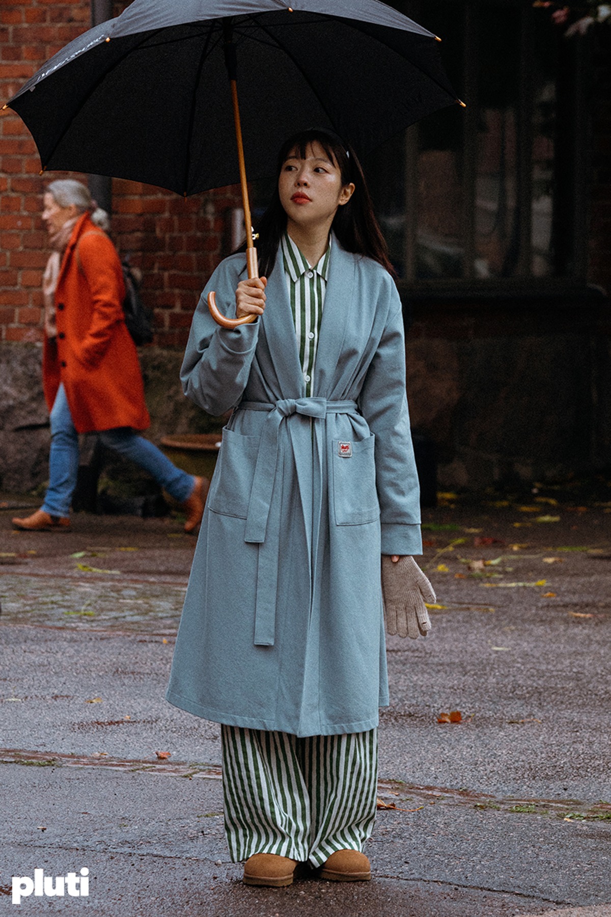Trench robe Blue - CONTARD