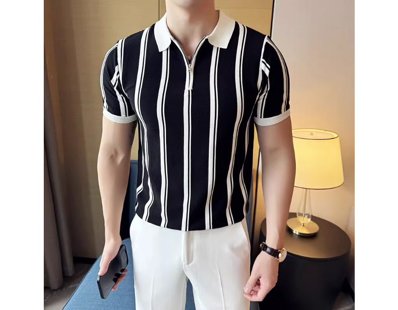 반팔 티셔츠 모델 착용 이미지-S1L12