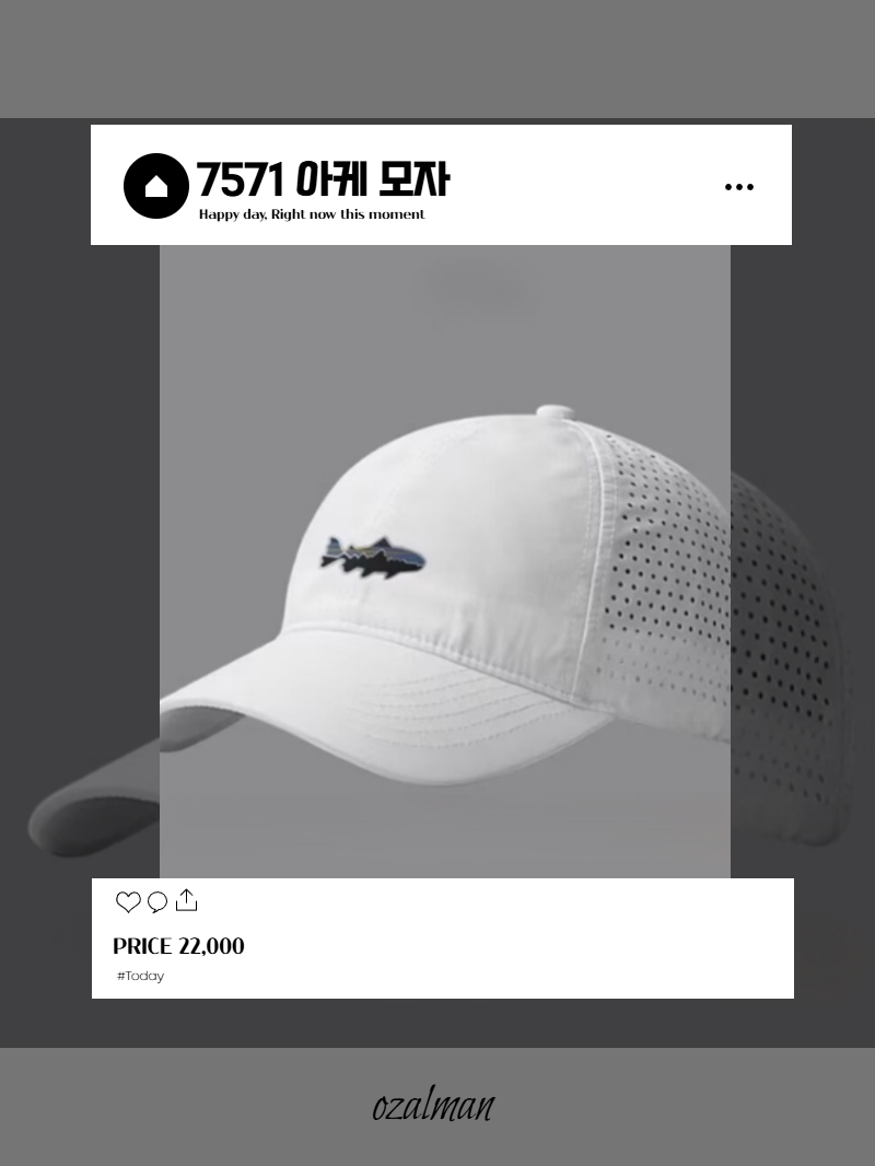 모자 화이트 색상 이미지-S1L9