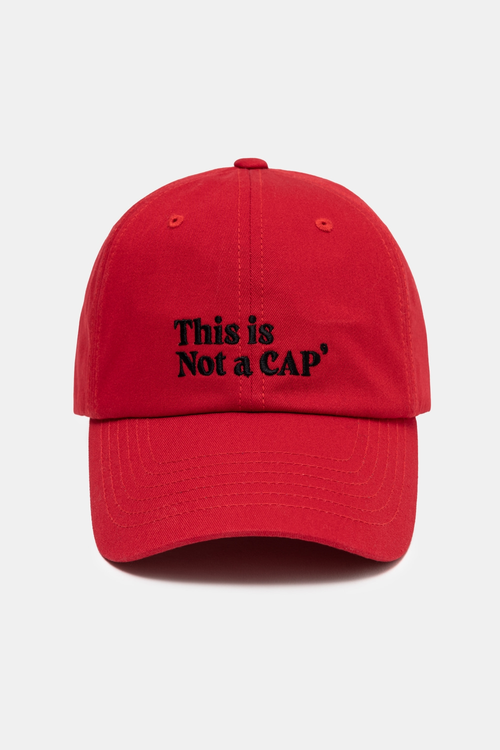 [30% OFF] NOT A CAP_RED