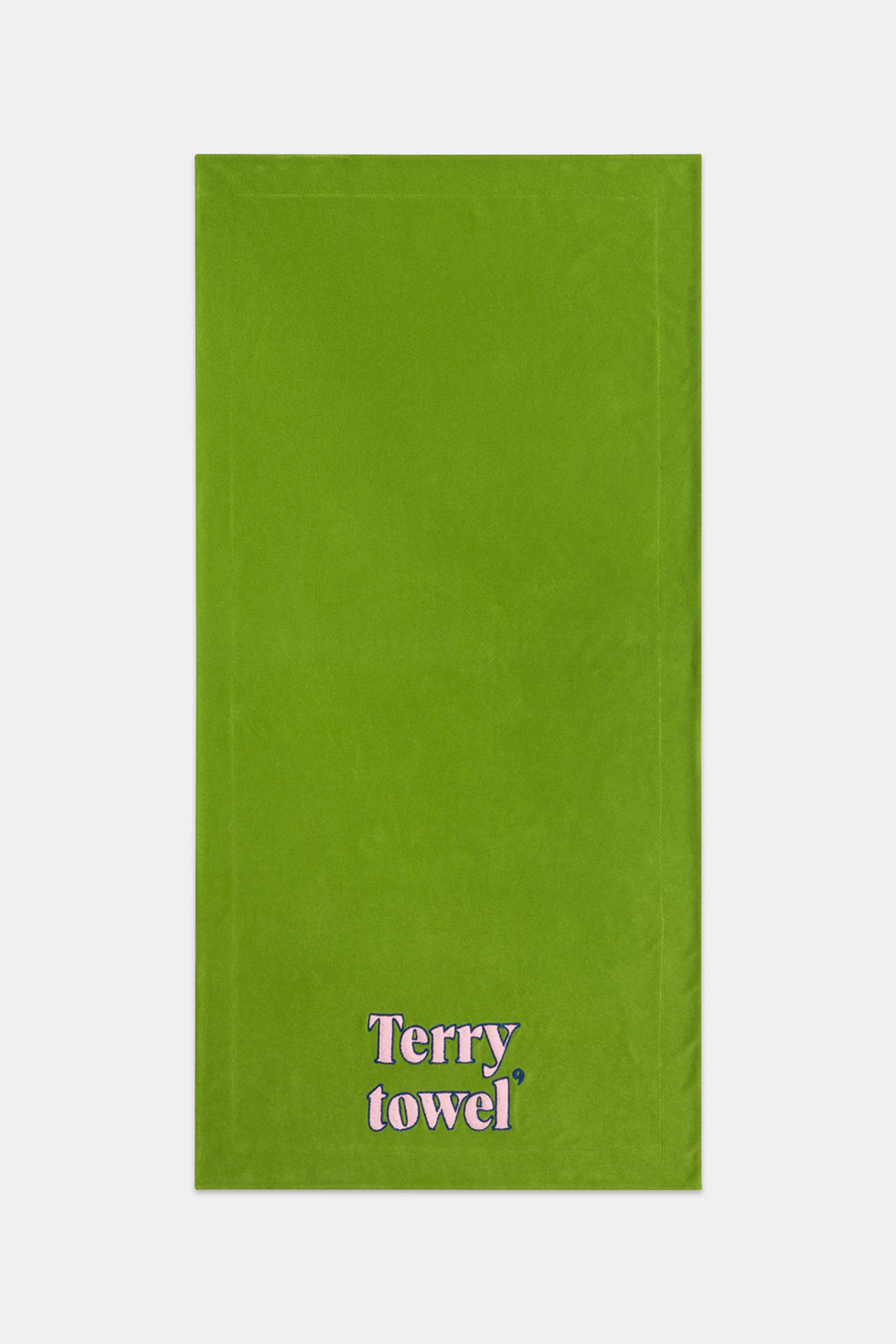 TERRY TOWEL_GREEN