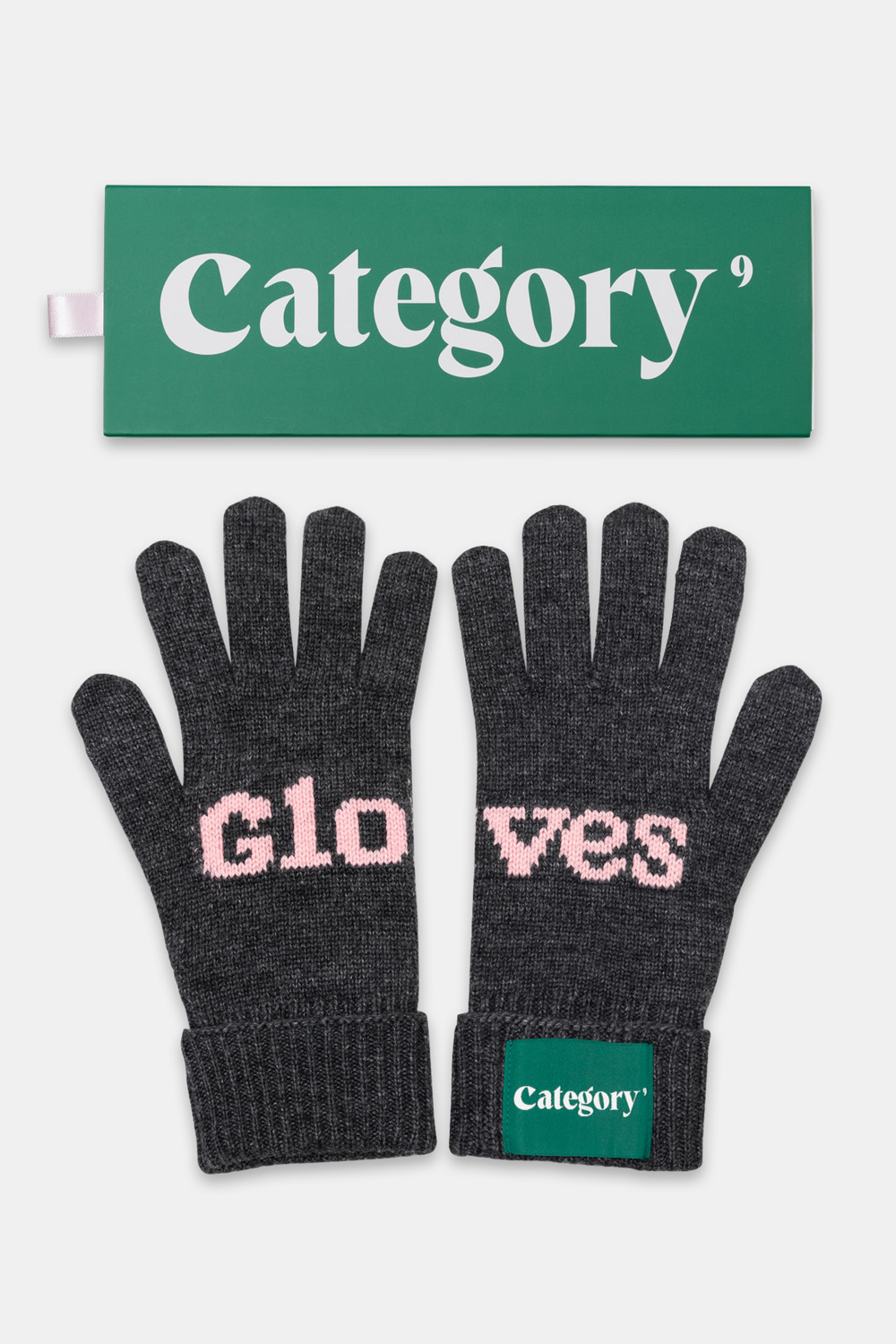 [PRE-ORDER]  KNIT GLOVES_DARK GREY