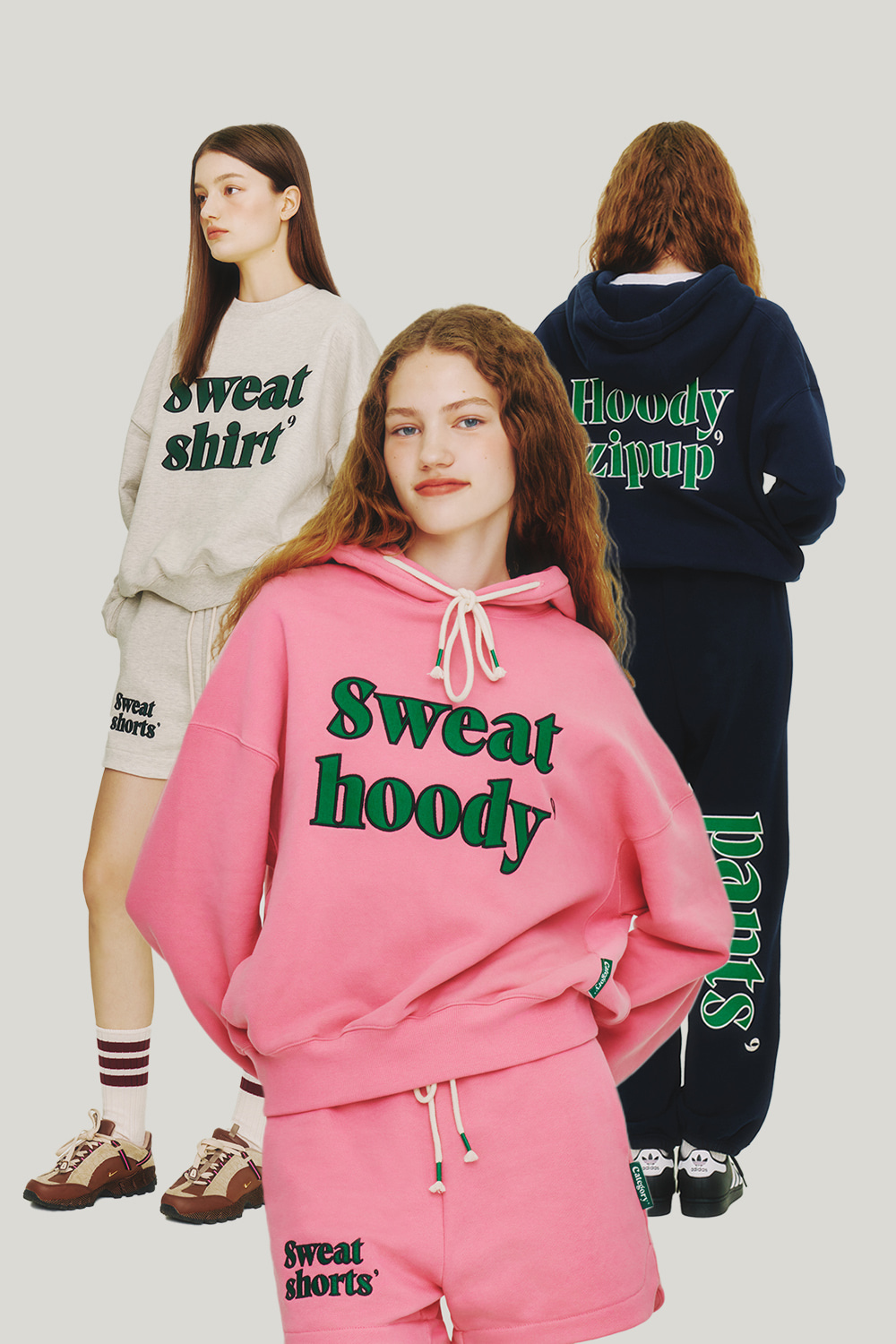 [예약배송_3차 리오더] [진지희 착용] SWEAT SET UP_5color