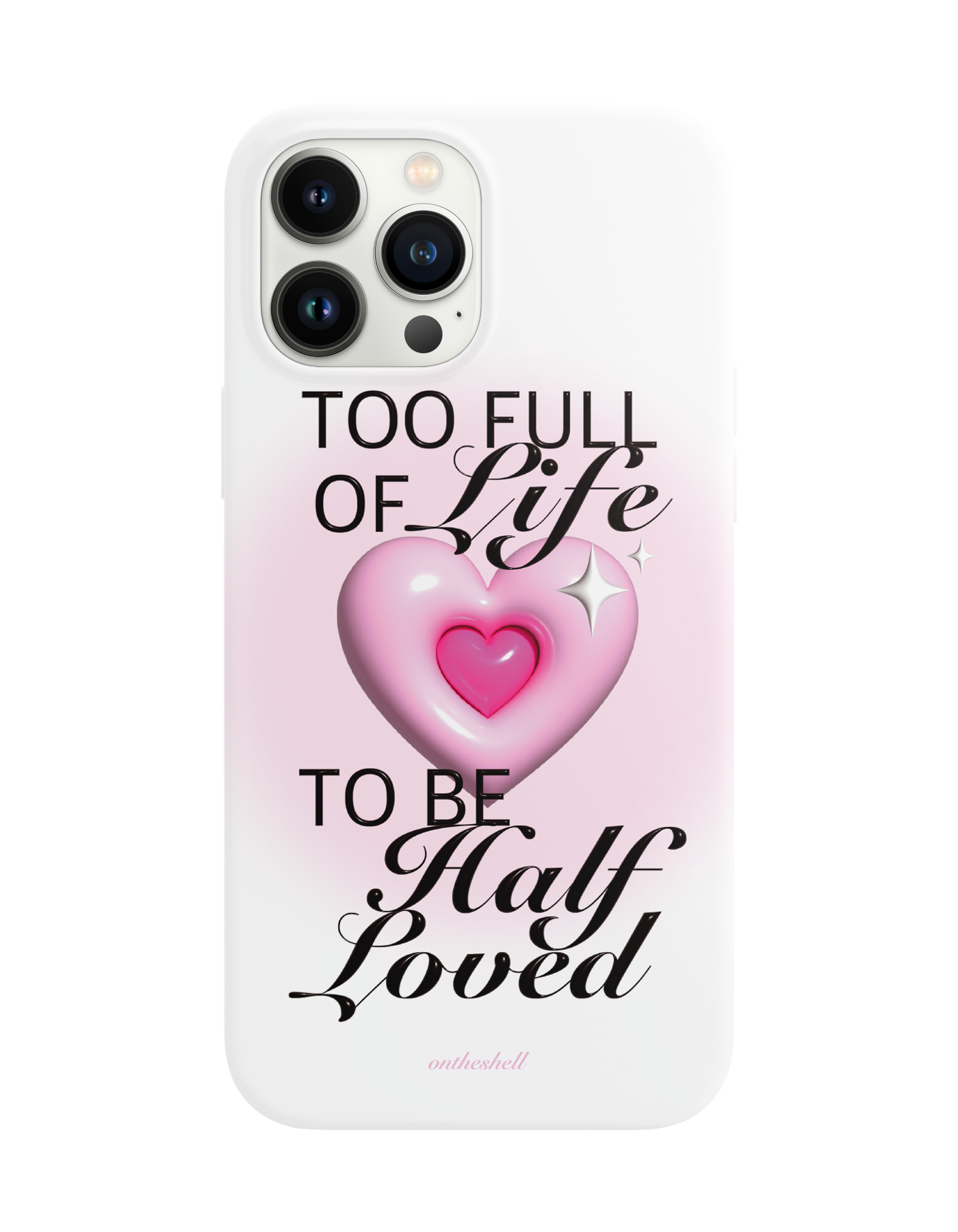 To be half loved Iphone case