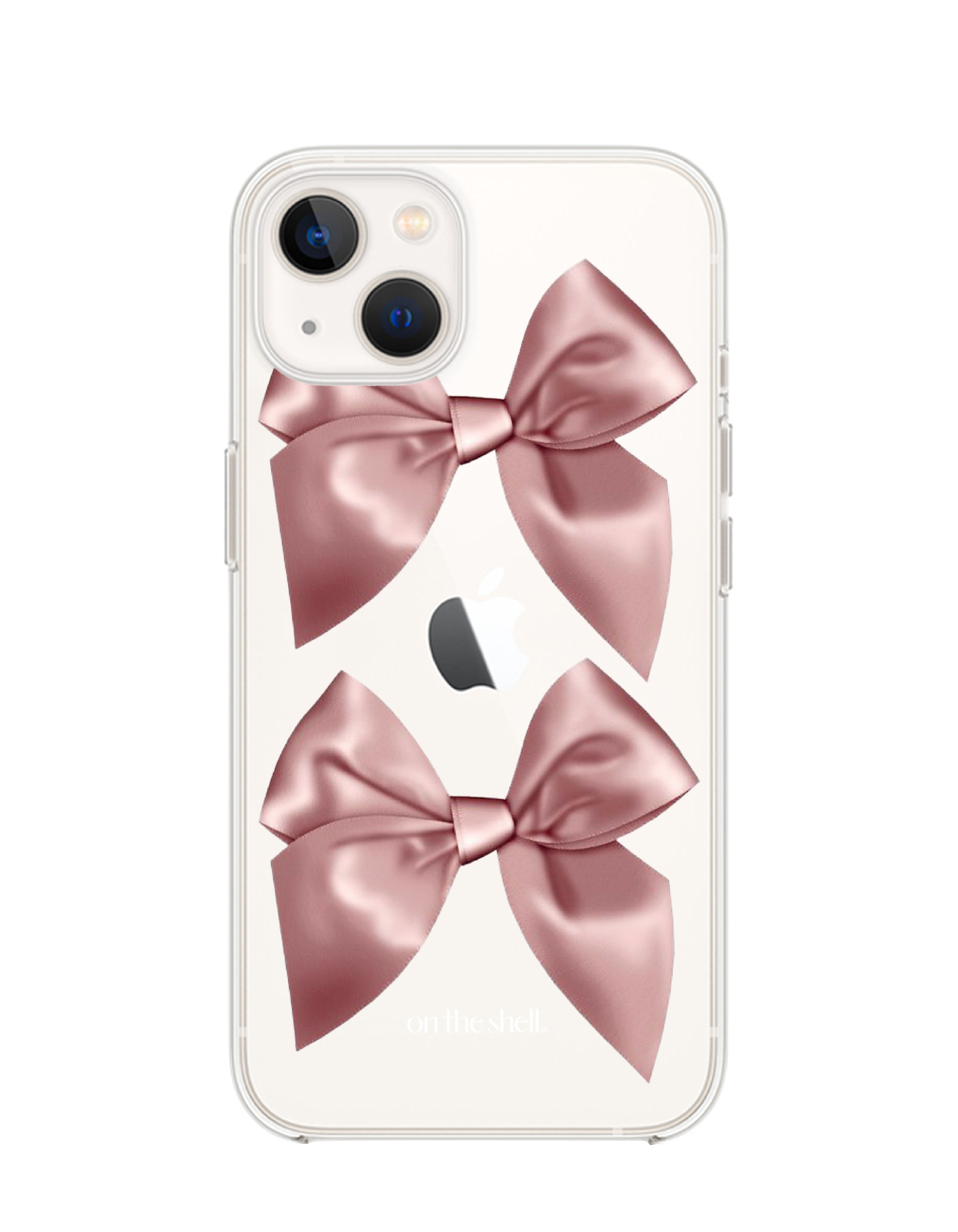 (Jell hard) Double ribbon Iphone case