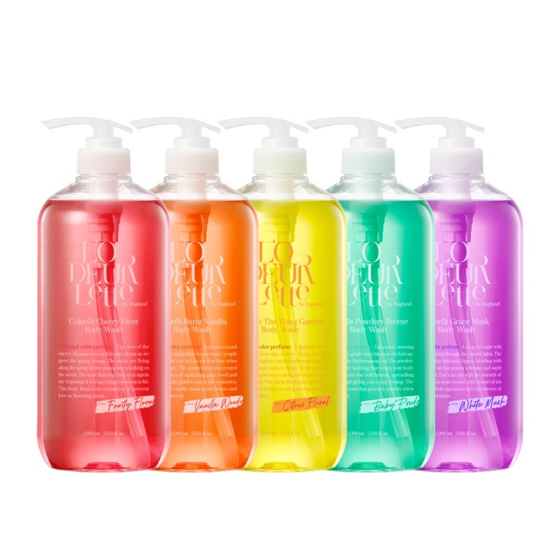 로더렛 컬러 핏 바디 워시 1000ml 2개 Set
