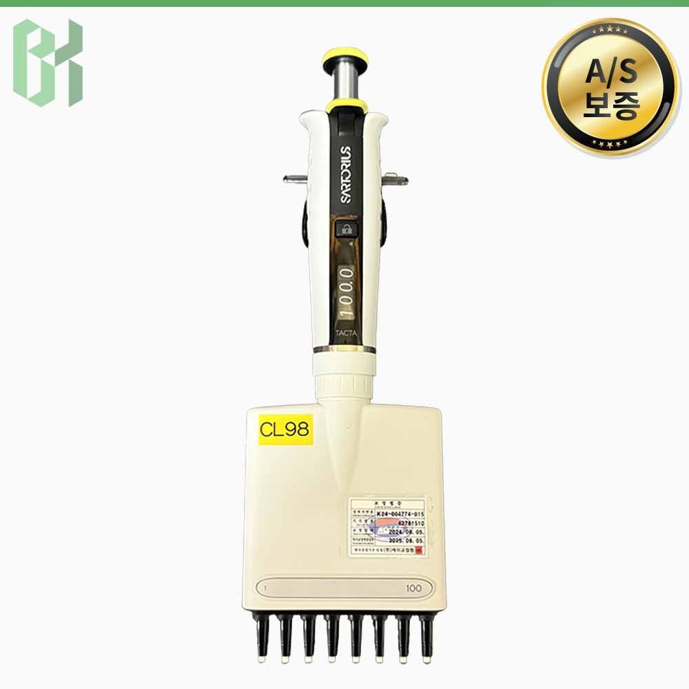 중고 Sartorius Tacta / 멀티채널 피펫 Multi-Channel Pipette / 5-100&amp;#181;L (CL98)