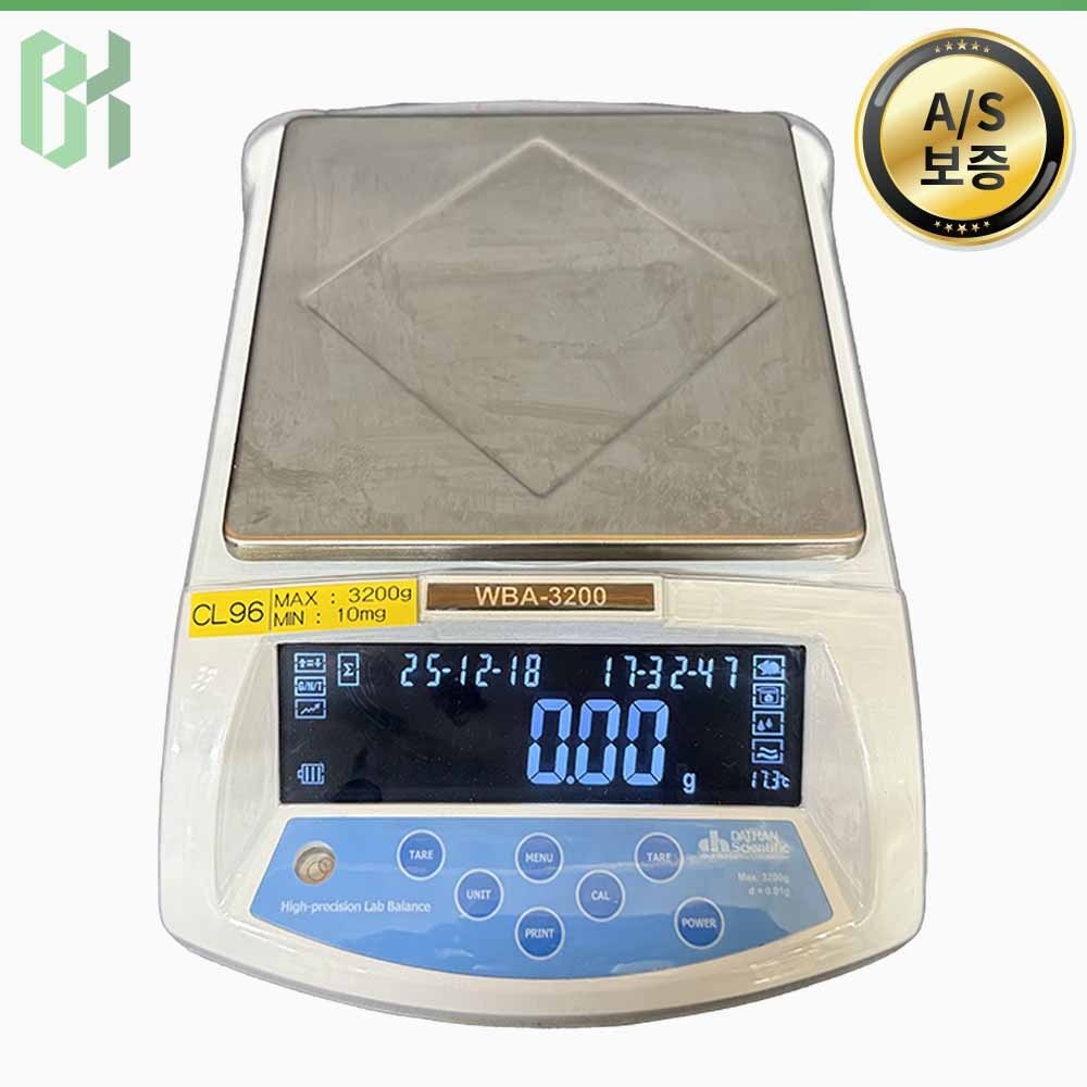 중고 Daihan WBA-3200 / 전자저울 Scale / 3200g/10mg(CL96)