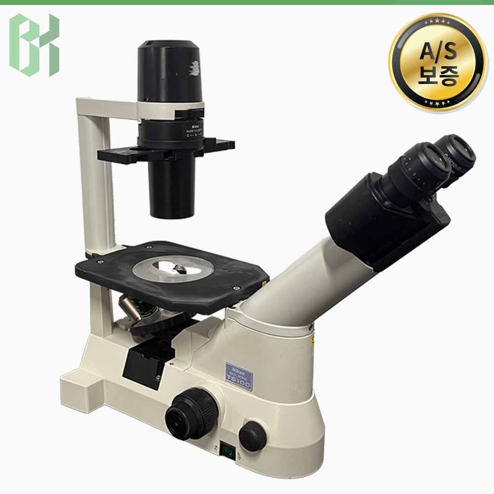 중고 Nikon Eclipse TS100 / 도립현미경 Inverted Microscope / 배율 400x / 카메라 제공 (SB32)