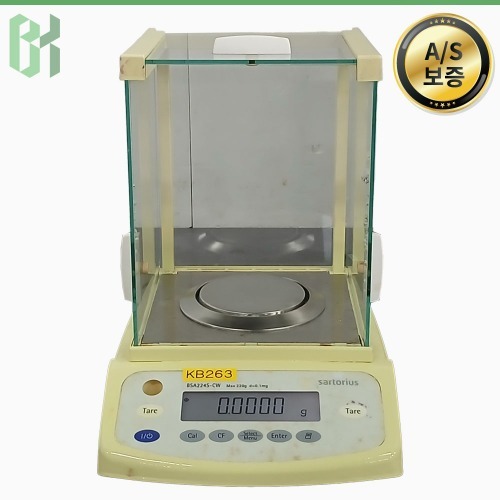 중고 Sartorius BSA224S-CW 정밀 분석저울, 220g/0.1mg (KB263)