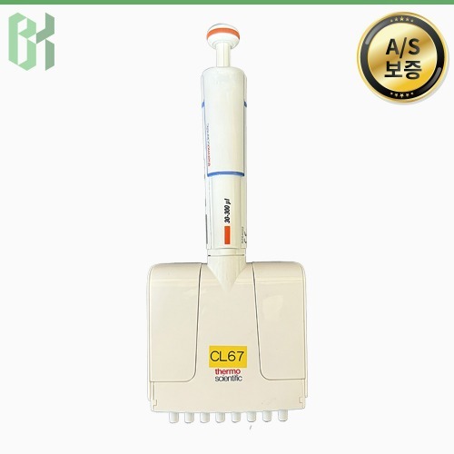 중고 Thermo Scientific Finnpipette F1 / 8채널 멀티채널 피펫 Multichannel Pipette  / 30-300&amp;#181;L (CL67)