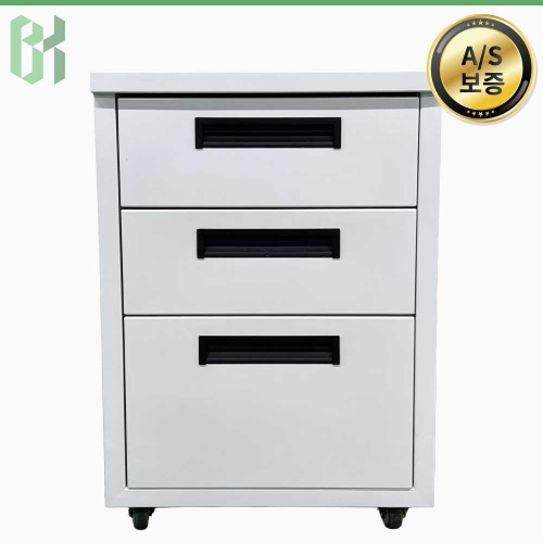 이동형 3단 철제서랍장 Mobile 3-Drawer Cabinet / w480 / 4ea (CQ54)